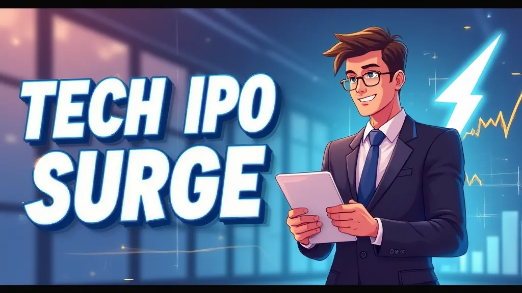 Illustration of Tech IPO Surge 2025