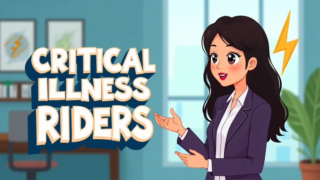 Illustration showing critical illness riders bridging insurance gaps