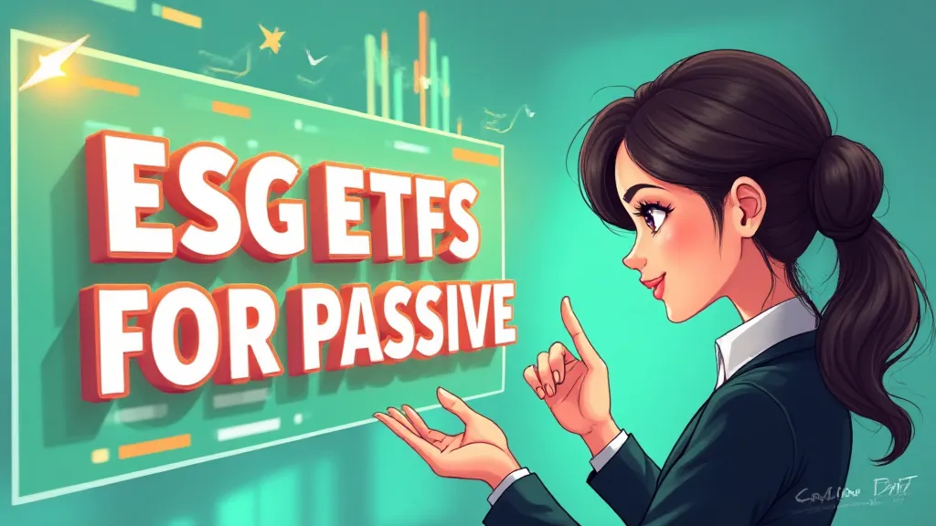 Illustration of ESG ETFs for passive investors