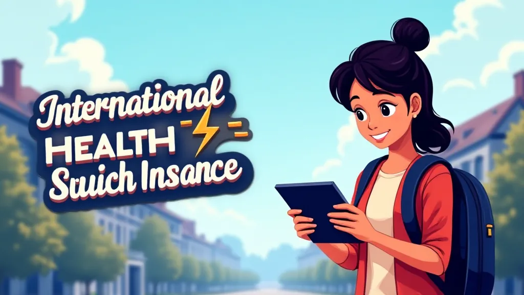 Illustration of international student health insurance