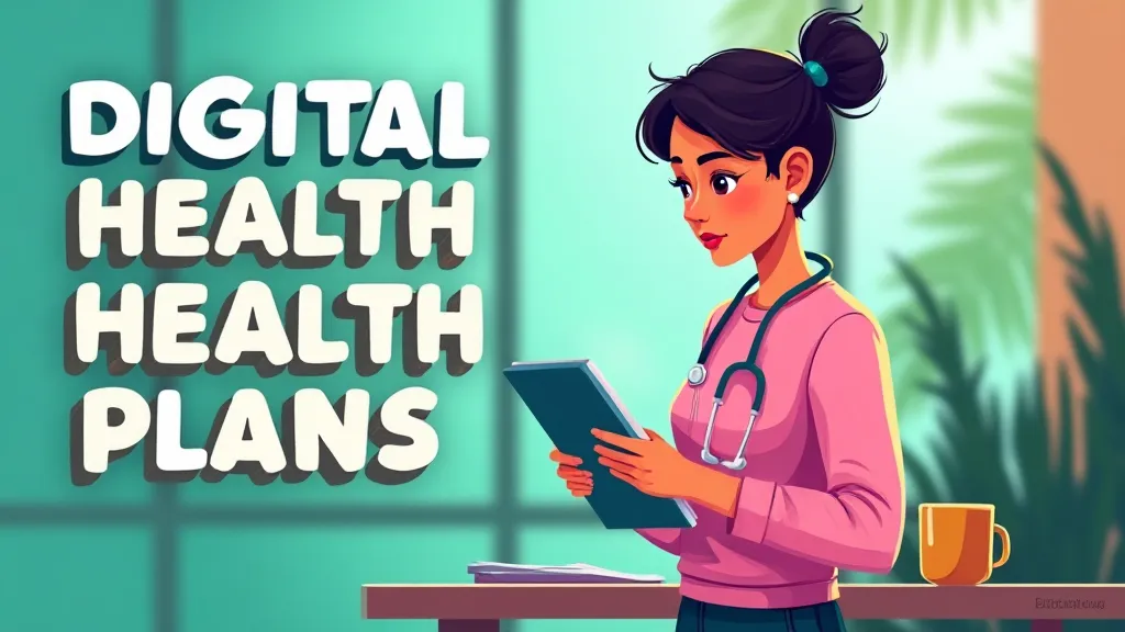 Illustration of Digital Nomad Health Plans