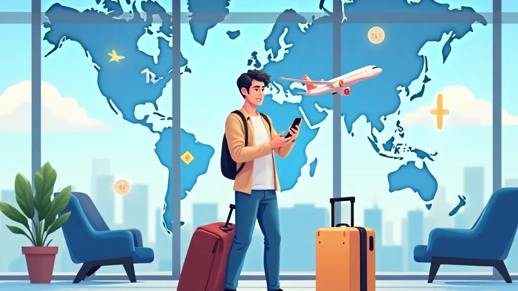 Infographic showing 2025 insurance tech innovations for digital nomads