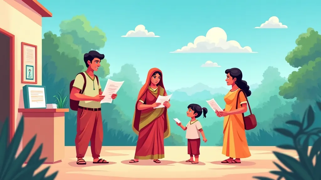 Illustration of आयुष्मान भारत योजना 2025