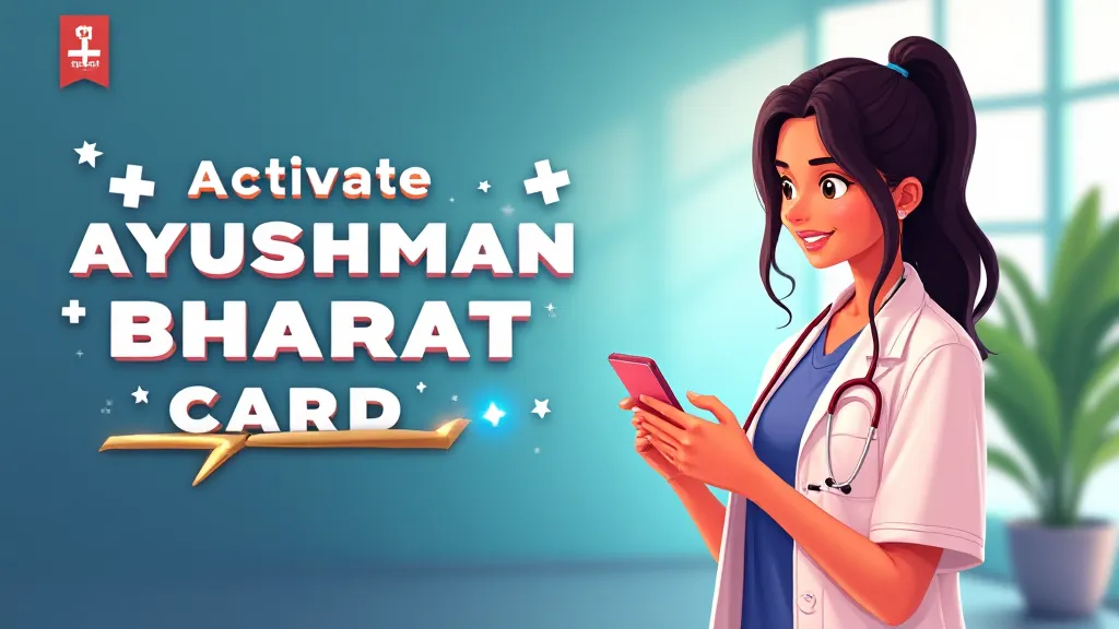 Illustration of आयुष्मान भारत डिजिटल कार्ड फ्री टेलीमेडिसिन