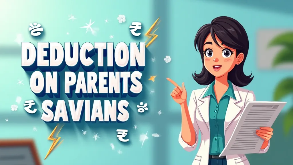 Illustration of सेक्शन 80D में माता-पिता के मेडिकल बिल पर कटौती