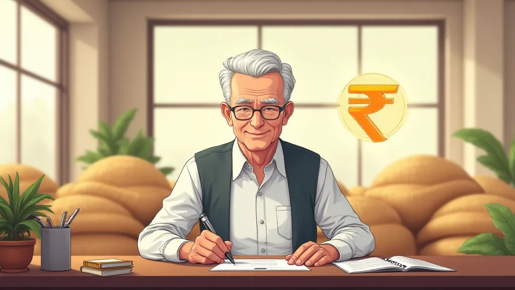 Illustration of किसान क्रेडिट कार्ड बीमा अनिवार्यता