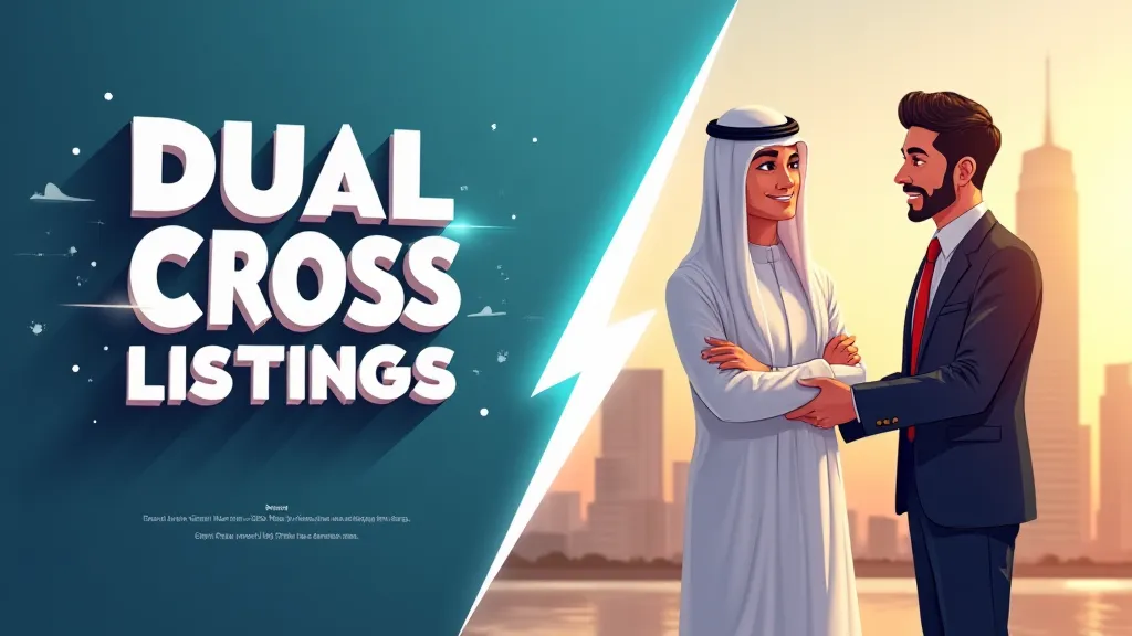 Illustration of SGX Saudi Tadawul cross-listings showing interconnected stock exchanges between Singapore and Saudi Arabia