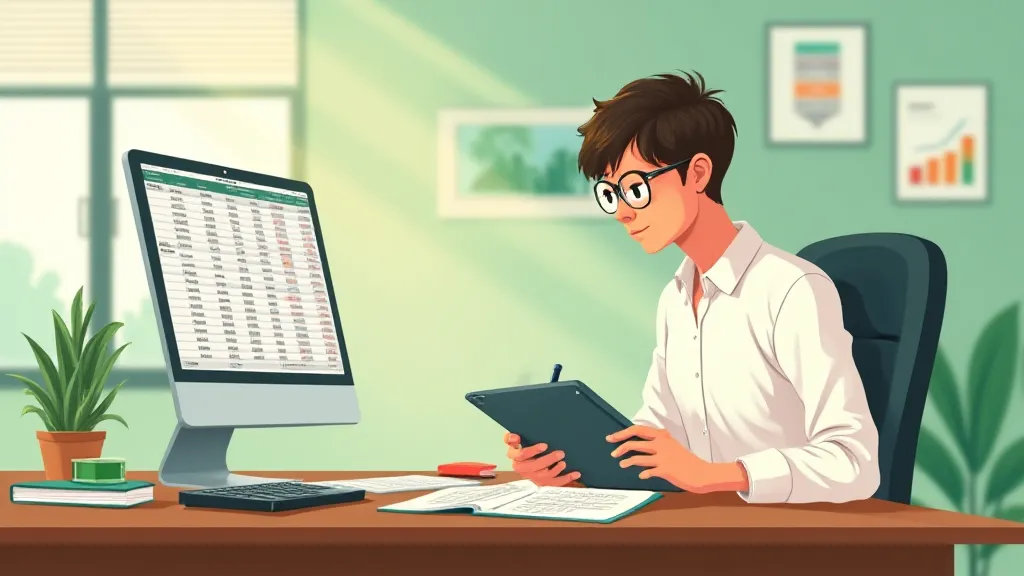 A detailed infographic showing a calculator next to a pie chart of monthly expenses, with arrows pointing to a stack of cash worth 6 months of expenses