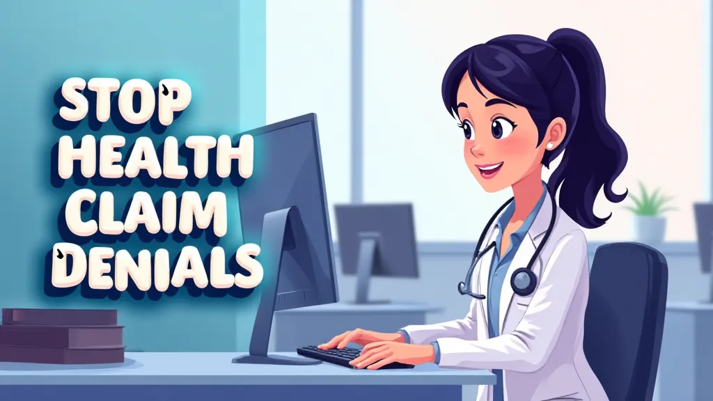 AI system analyzing healthcare claims with real-time error detection visualization