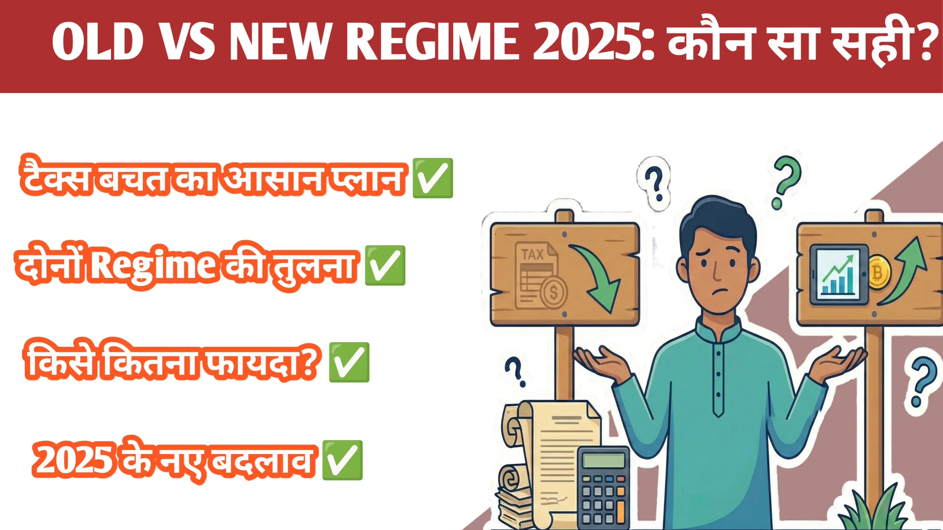 कर बचत का एक-पेज प्लान: किसे चुनें — Old Regime या New Regime? (2024-25 में पूरी गाइड)