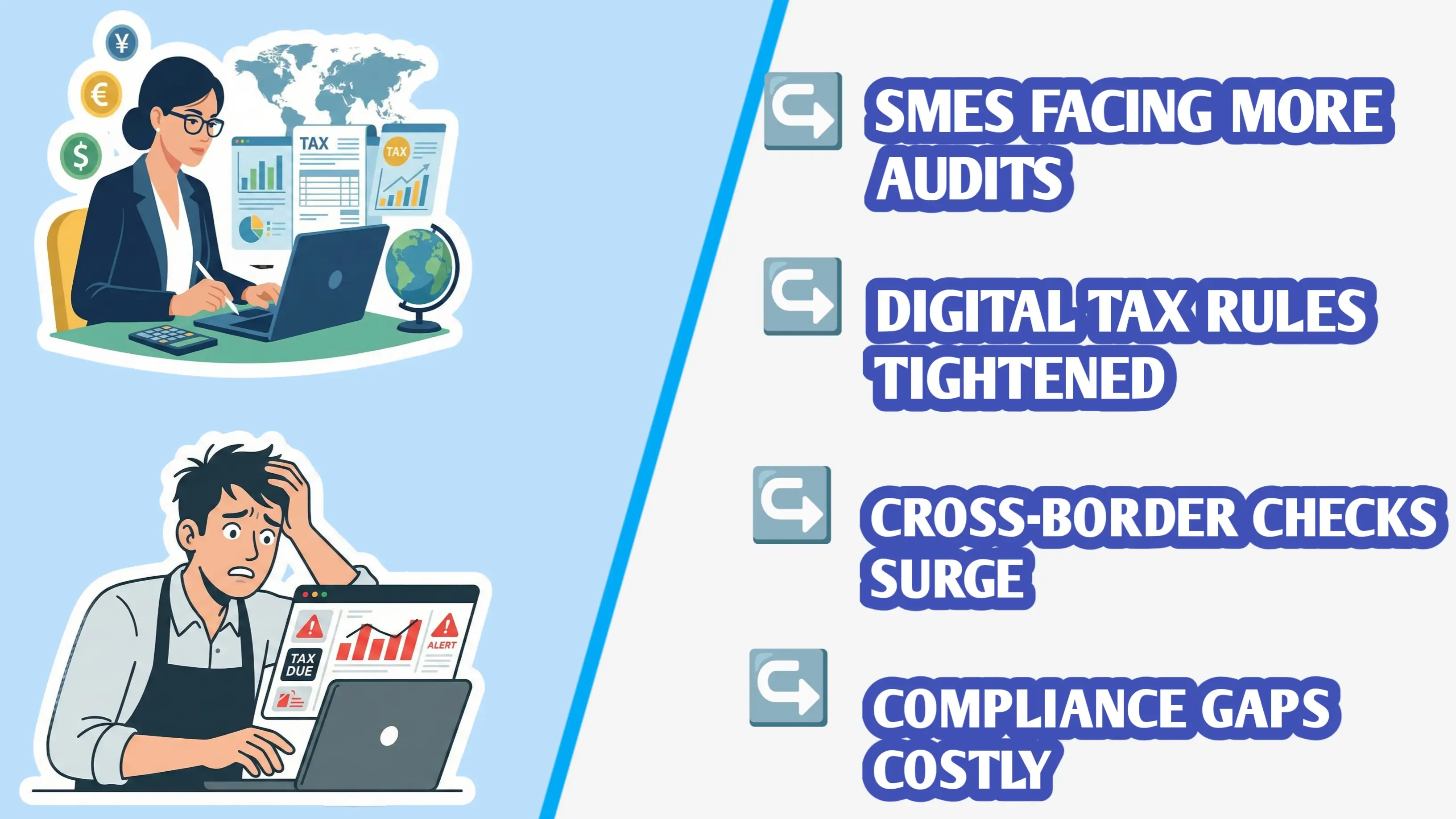 Global Digital Tax Enforcement 2025: Why Cross-Border Audits Are Spiking for SMEs (And How to Prepare)