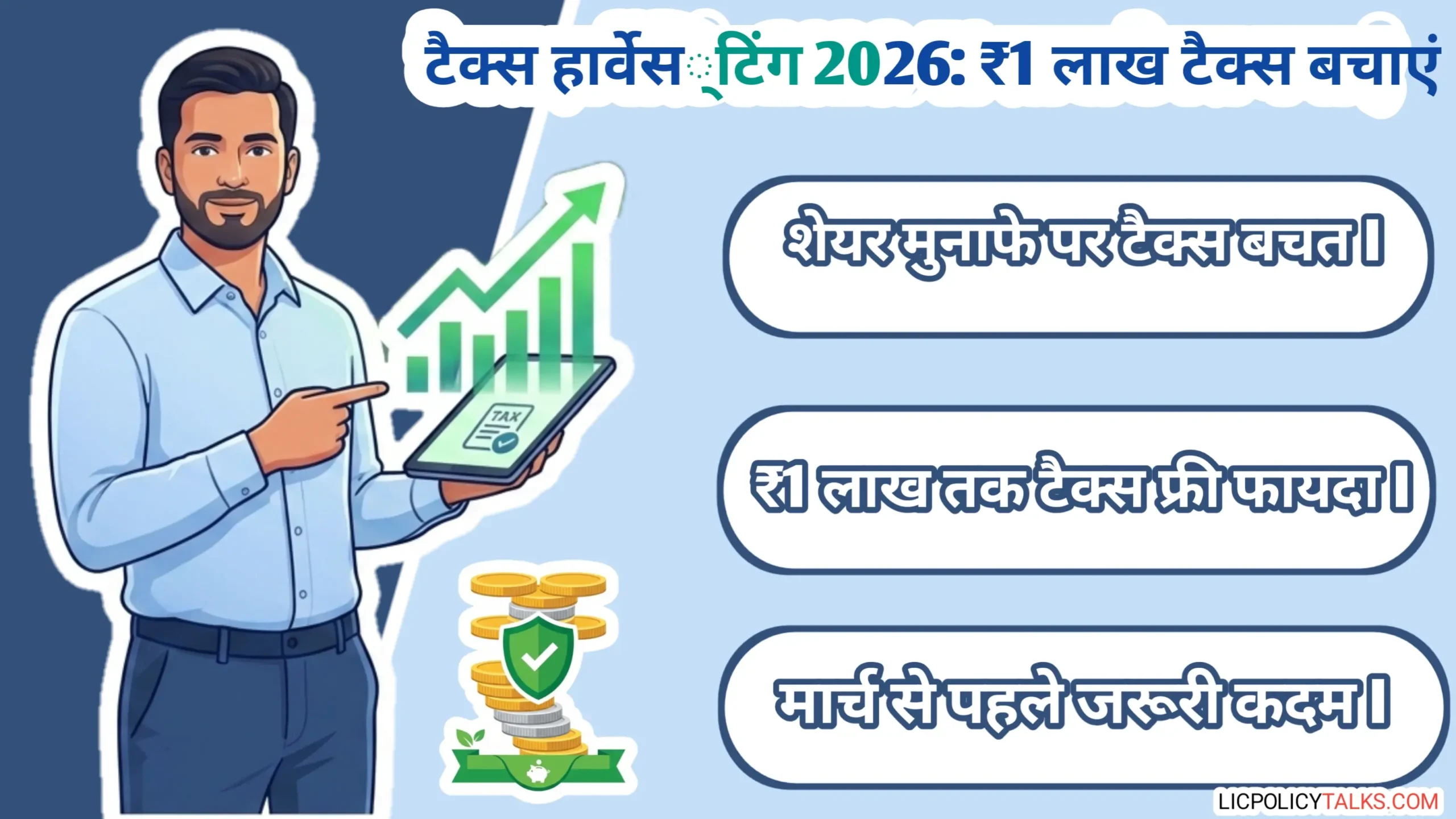 टैक्स हार्वेस्टिंग 2026: मार्च से पहले शेयर बाजार के मुनाफे पर 1 लाख रुपये टैक्स बचाने की पूरी गाइड