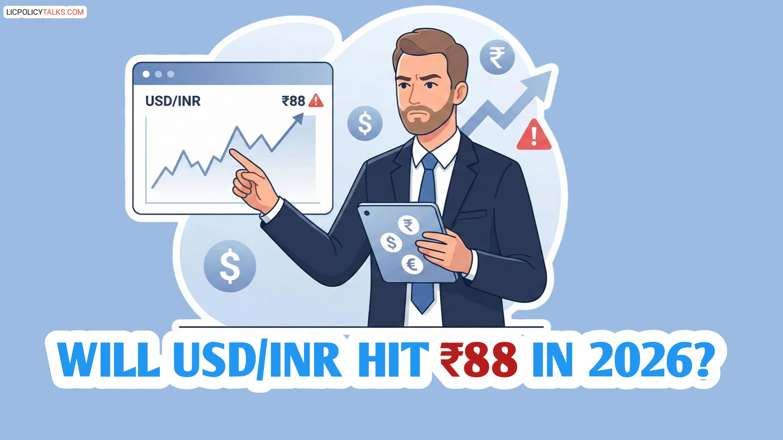 USD/INR Forecast Q1 2026: Will the Rupee Hit ₹88? The Critical Import Inflation Risk Analysis