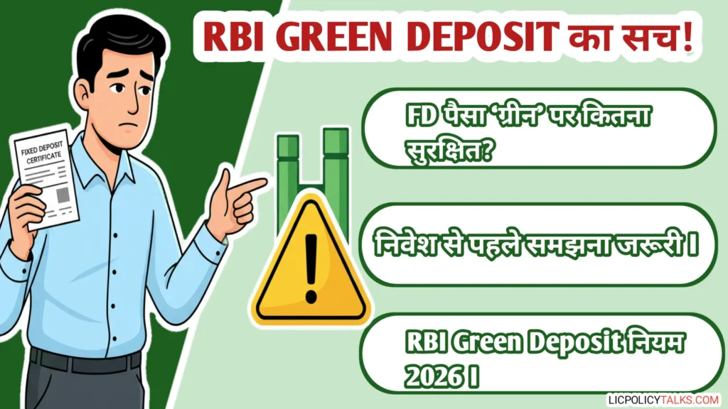 RBI Green Deposit सर्कुलर 2026: क्या आपका FD पैसा 'रिस्की' प्रोजेक्ट्स में जा रहा है? जानें पूरी सच्चाई!
