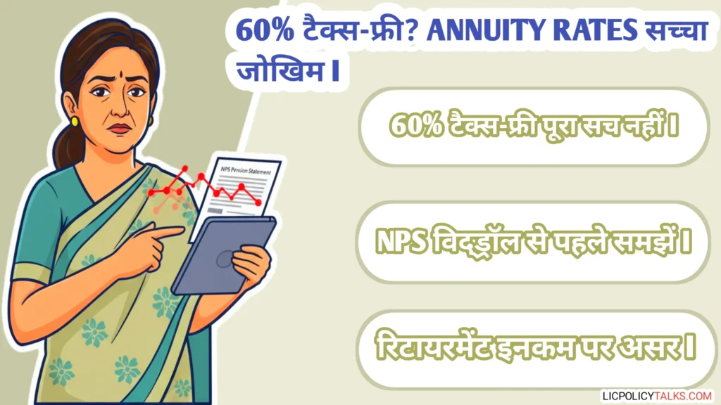 NPS विद्ड्रॉल नियम 2026: '60% टैक्स-फ्री' का भरोसा खतरनाक! एन्युटी रेट्स गिरने से कैसे बचाएं अपनी पेंशन?