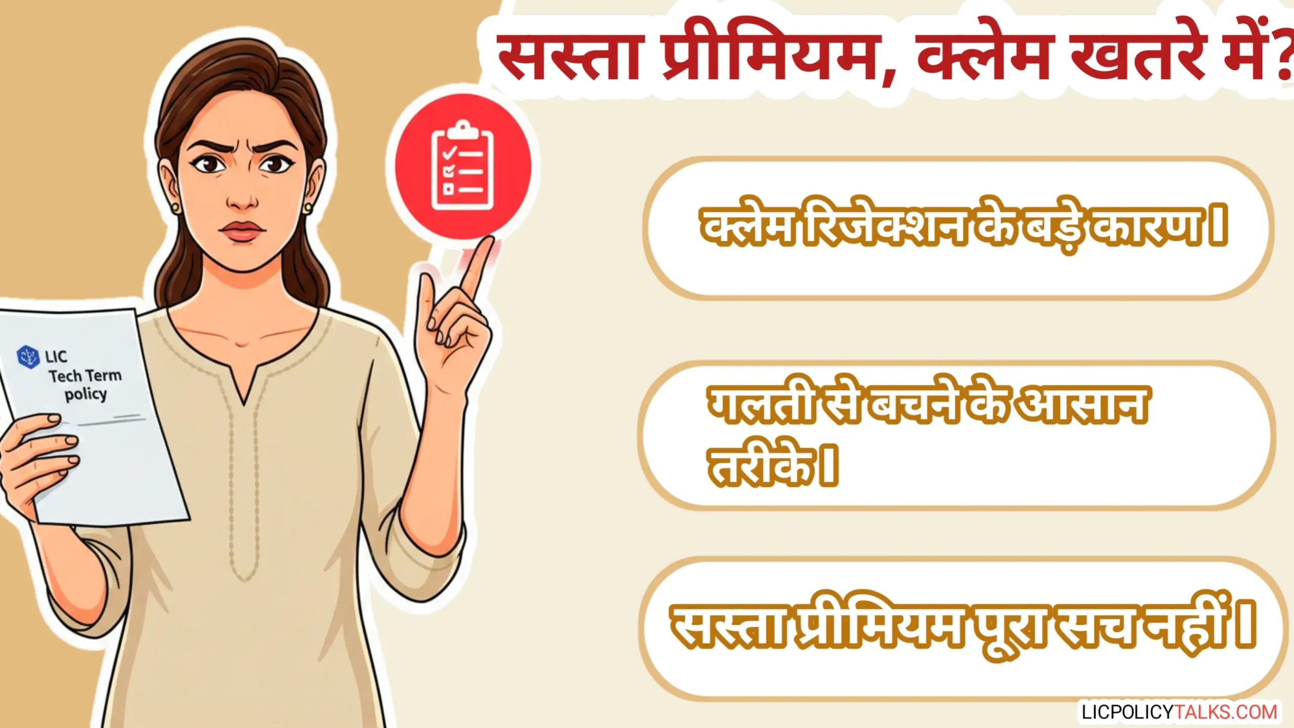 LIC 'Tech Term' प्लान 2026: क्लेम रिजेक्शन से कैसे बचें? सस्ता प्रीमियम का पूरा सच!